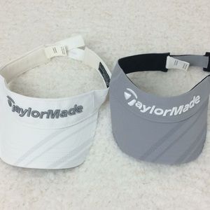 Men’s Taylor made sunvisor bundle gray and white